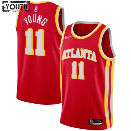 Kinder NBA Atlanta Hawks Trikot Trae Young 11 Nike 2020-2021 Icon Edition Swingman